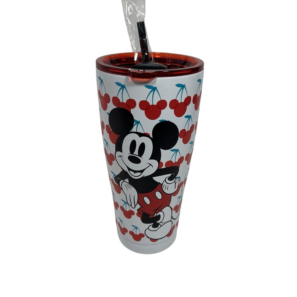 Disney Mickey Mouse With Cherries Stainless Steel Tumbler‎